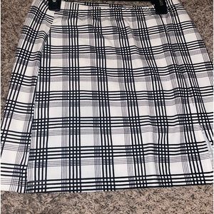 Black and white skirt